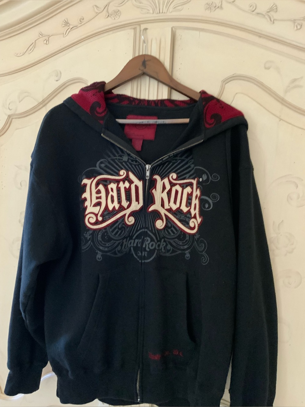 Hard Rock Cafe Washington DC Iconic Black Hoodie